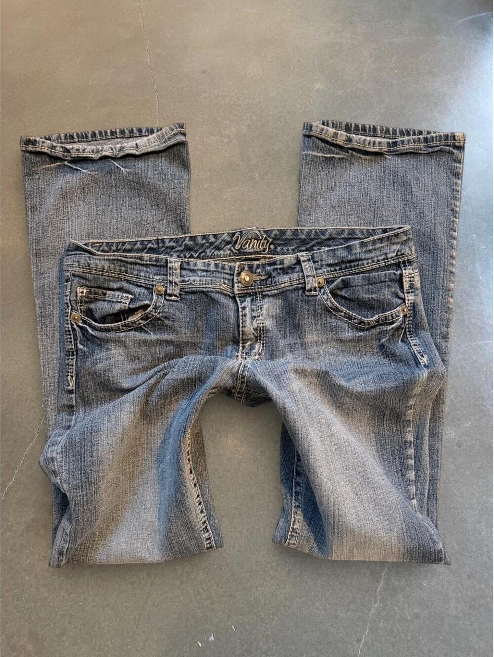 Vanity Y2K Low Rise Bootcut Jeans | Women’s Size 32W/33L